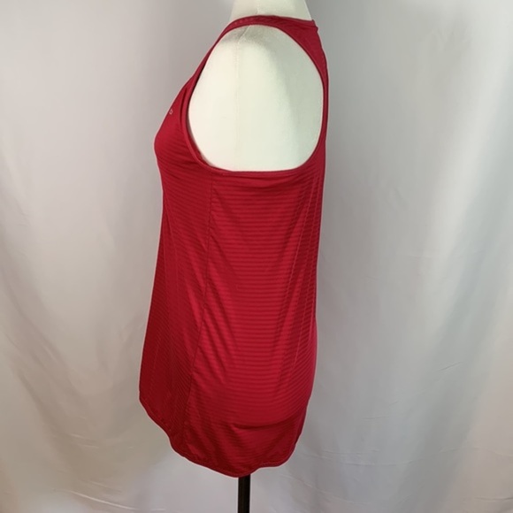 Reebok Play Dry Pink Striped Athletic Tank Top - Picture 4 of 7